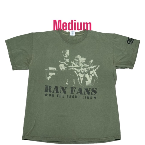 Unisex Miranda Lambert Ran Fan Medium Short Sleeve T-Shirt Tee Olive Concert - Picture 2 of 9